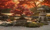 Acer - klon jako bonsai: Ogniste piękno czterech pór roku