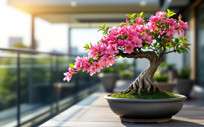 Azalia bonsai: Miniaturowe piękno i elegancja w Twoim domu