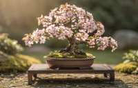 Malus - Jabłoń wiśniowa: Kiedy bonsai kwitnie i owocuje